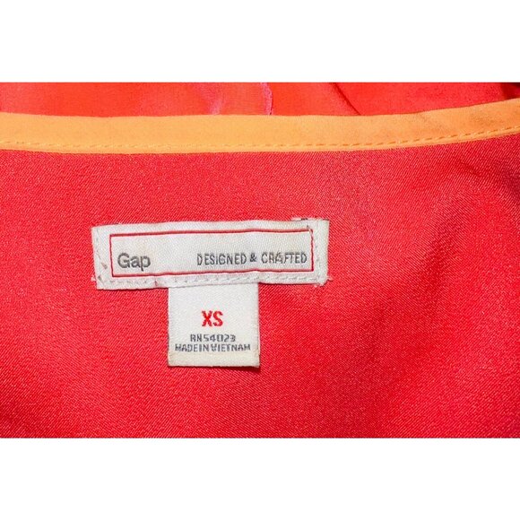 Gap Womens Bright Orange Tank Dress XS Polyester Shell & Lining - Picture 2 of 4